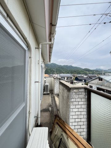富谷マンションのバルコニー