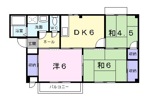 【間取り】 | サンヴィレッジ上尾Ⅰ | ３LDK