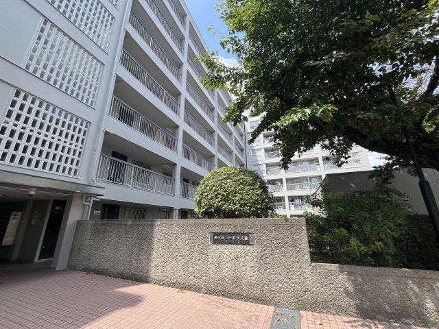 泉ヶ丘コーポラスB棟のエントランス