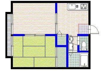 【間取り】 | パナハイツコスモ