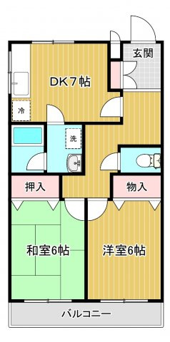 【間取り】 | 堂中ハイツ | 堂中ハイツ（Ｇｏｏｄ　Ｈｏｍｅ）