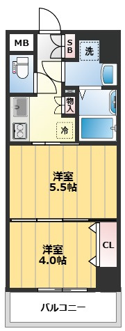 日神デュオステージ川越新富町の間取り