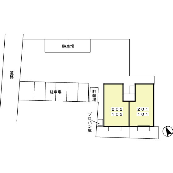 エタニティ相生の区画図|配置図
