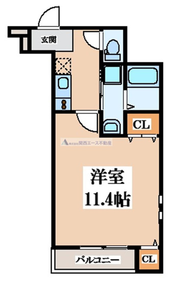 【間取り】 | フジパレス吉田本町Ⅰ番館