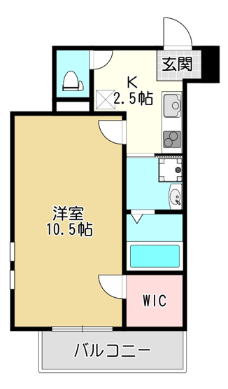【間取り】 | フジパレス吉田本町Ⅲ番館