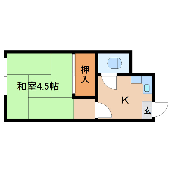 【間取り】 | 亀田アパート