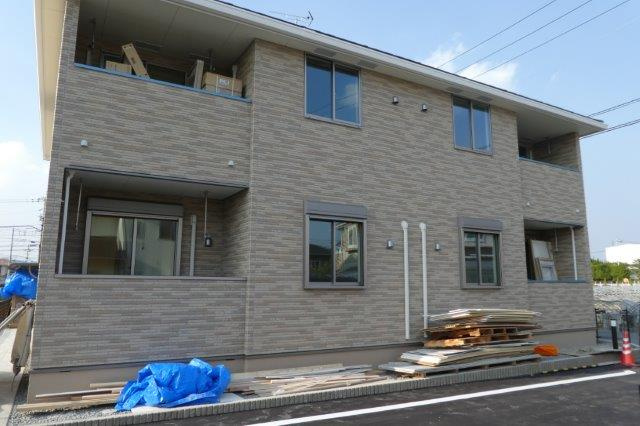 総社市真壁のアパートの外観