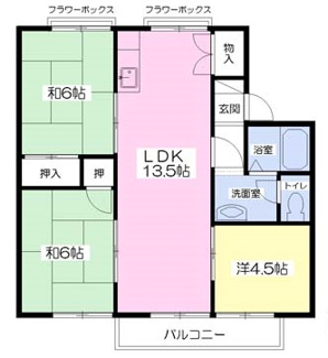 【間取り】 | オプジュダールシバタA
