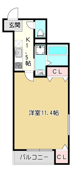 【間取り】 | フジパレス吉田本町Ⅰ番館