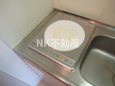 【キッチン】 | バーズハウス（弥刀賃貸） | コンパクトなキッチンで掃除もラクラク