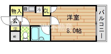 【間取り】 | バーズハウス（弥刀賃貸） | 間取りです
