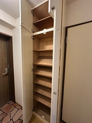 【玄関】 | 百合ヶ丘ビューハイツ | シューズボックスがあるので玄関もきれいに片付きます♪お客様もスムーズにお出迎えできますね☆