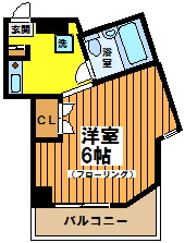 【間取り】 | ラセリーヌ壱番館