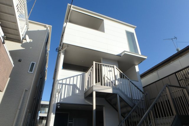 クレスト元住吉の外観|２０１８年完成の女性限定アパート☆