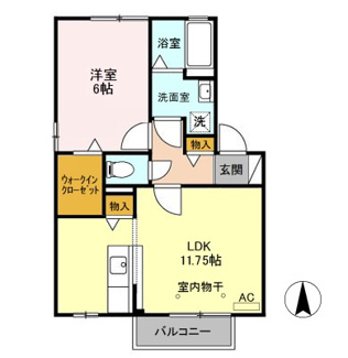 【間取り】 | セジュールKIYO  B