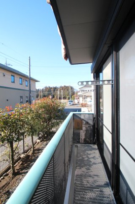 【バルコニー】 | ラフォーレ・秋桜 | 南面。日当りバッチリ(^0^)/