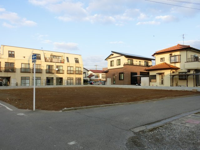 習志野市東習志野３丁目　売地　建築条件なし　更地　約４５坪の外観|習志野市東習志野３丁目　売地　建築条件なし　更地　南西角地　約４５坪