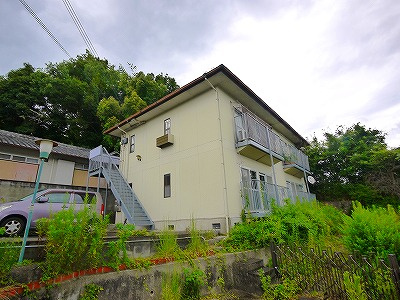 呉竹ハイツの外観|外観は落ち着いています