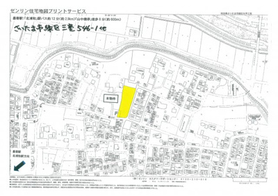 【地図】 | 現地見学会　さいたま市緑区三室　大型開発分譲地全12棟