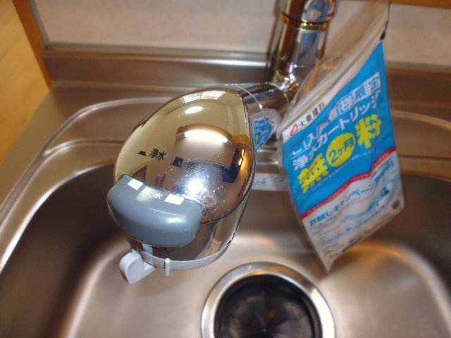 メロウ　グローブＥのキッチン|浄水器対応水栓