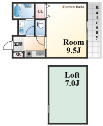 カーサアンリコの間取り