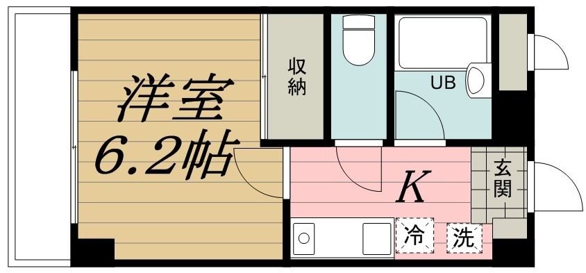 ハイシティ弁天の間取り