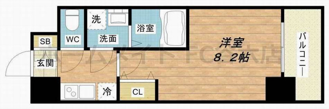 【間取り】 | S-RESIDENCE阿波座WEST