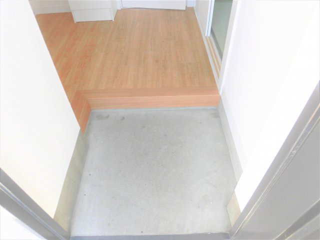 木村コーポAの玄関