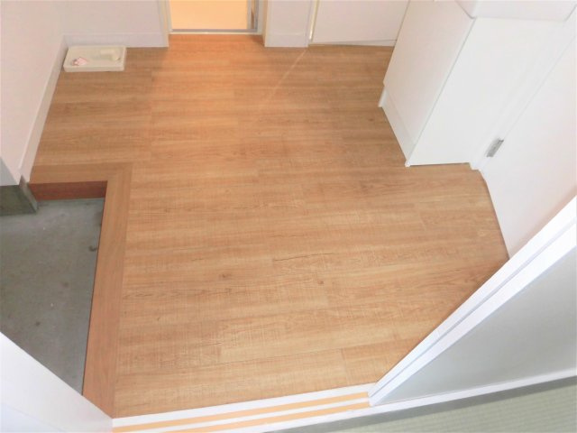 木村コーポAの玄関