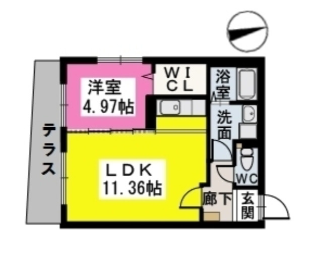 ヴィラジャスミンの間取り