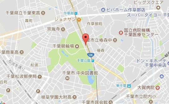 フジニューコートの地図