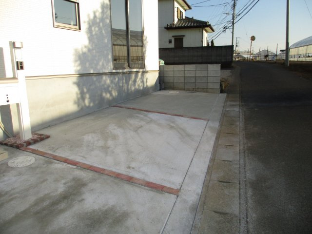 千葉県花見川区長作町　新築戸建　３ＬＤＫ＋畳コーナーの駐車場|カースペースがあります