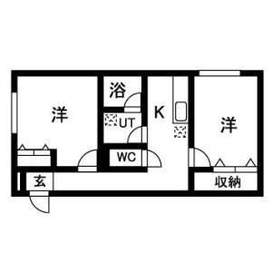 【間取り】 | ハイツ新渡場Ａ棟