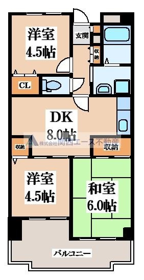 【間取り】 | 友井グレイス
