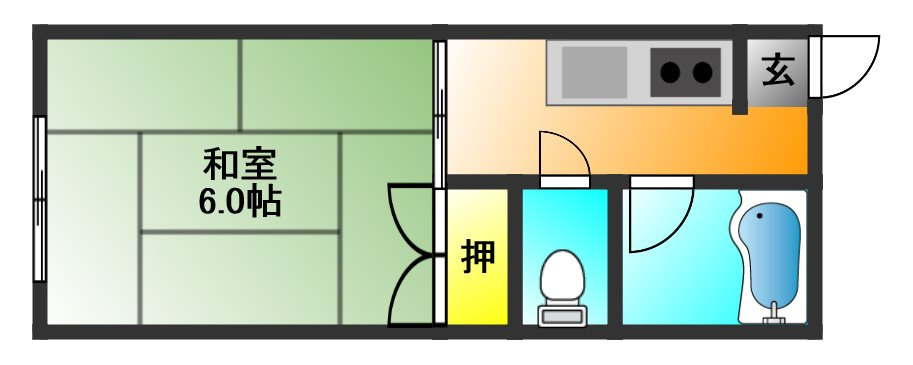 リトルハイツの間取り