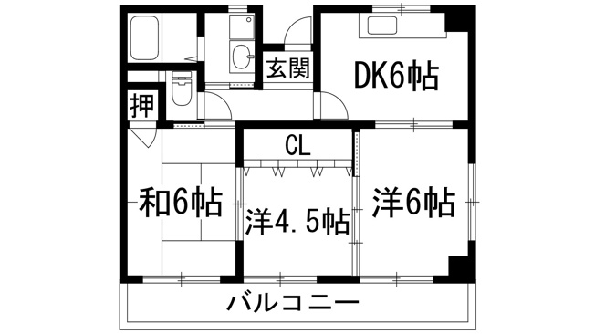 【間取り】 | ノ・レーヴ宝塚