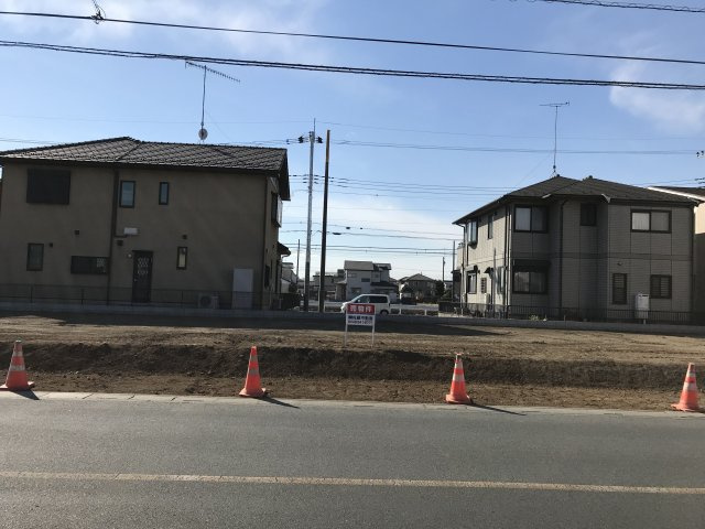 鴻巣市愛の町の売地の外観