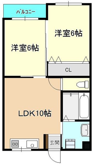 【間取り】 | マンション藤 | ★反転です★