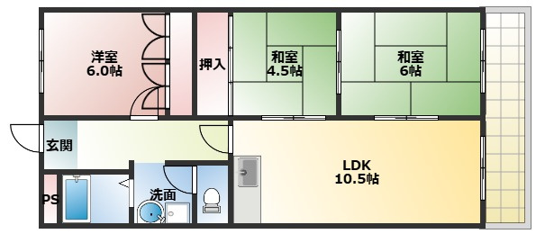 【間取り】 | 晏如ビル | 晏如ビル