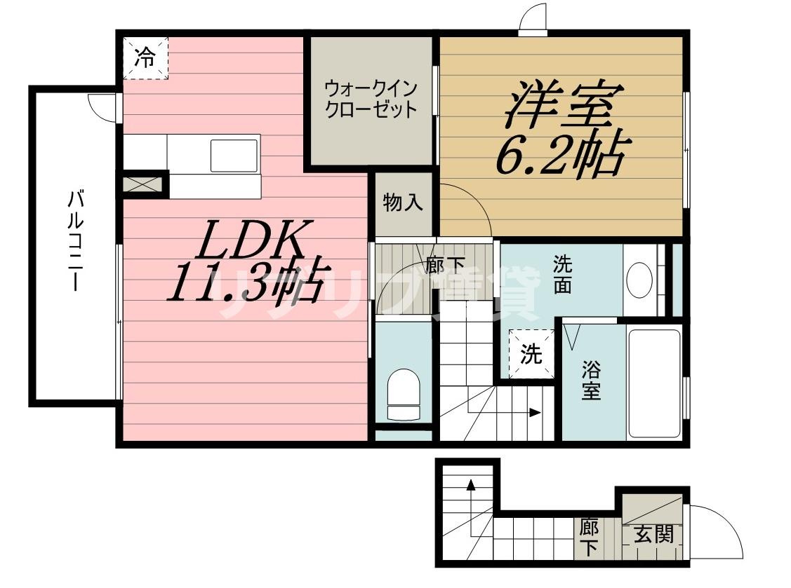 シルクガーデンの間取り