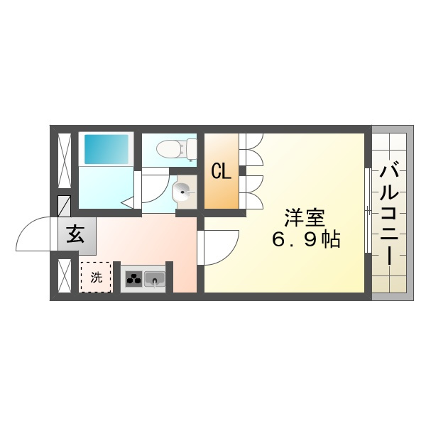 マンジュリカの間取り
