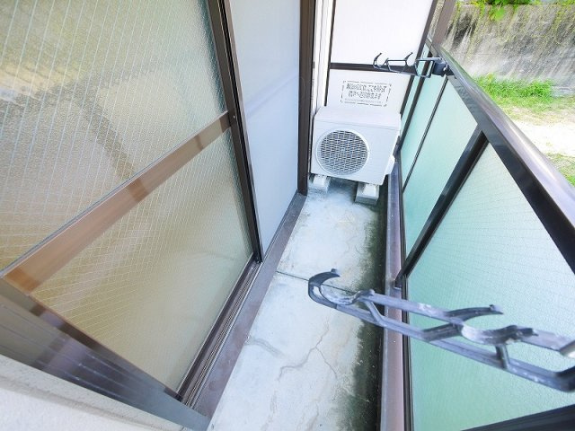る・いりーでのバルコニー|落ち着いた時間を過ごせるバルコニーです
