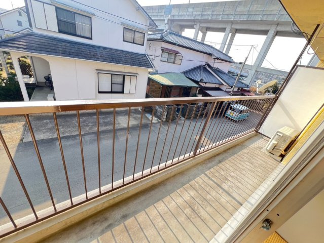 アクア羽犬塚のバルコニー|※現況優先です