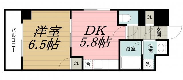 スカール千葉みなとの間取り