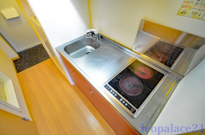 【キッチン】 | 和白駅前 | 2口電気コンロ完備