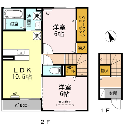 【間取り】 | ブロッサムガーデン