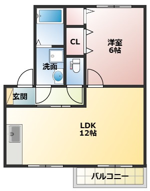 【間取り】 | リビングタウン魚住Ｂ