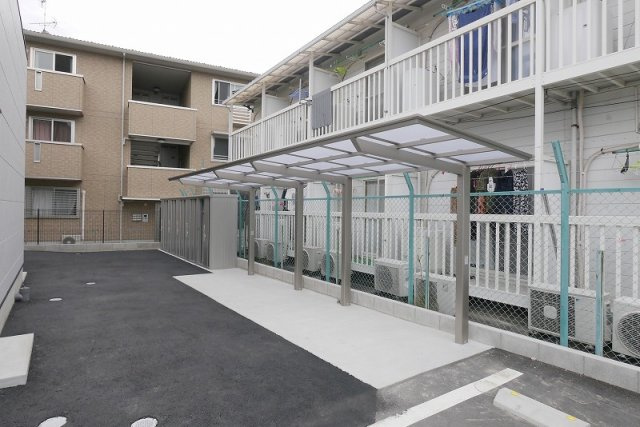 コーポさつきのその他共用部分|コーポさつき103号室　駐輪場