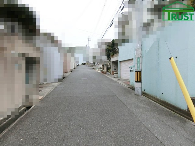 神戸市第12西区池上　新築戸建の前面道路含む現地写真
