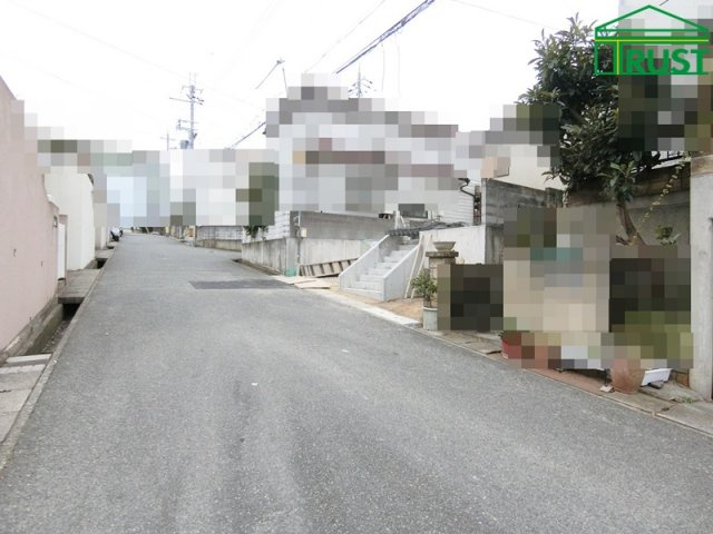 神戸市第12西区池上　新築戸建の前面道路含む現地写真